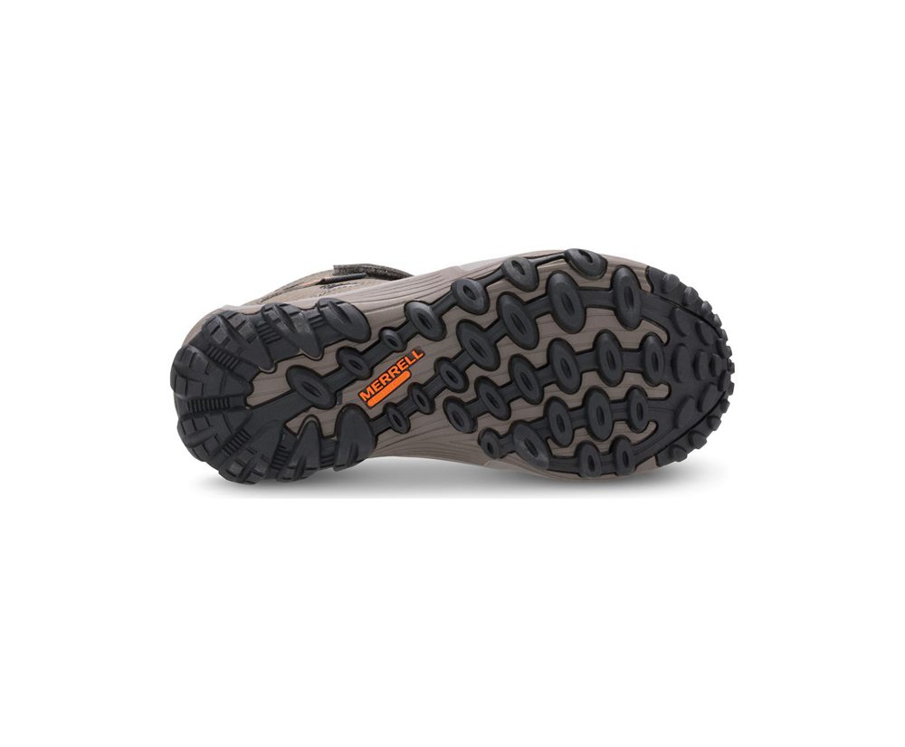 Kozaki Merrell Dziecięce Szare - Chameleon 7 Access Mid A/C Waterproof - 075841-EDX